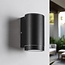 Modern outdoor wall light Sophie - black