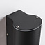 Modern outdoor wall lights Sophie - Black