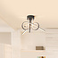 Designer ceiling lamp Fallon with integrated LED, 3-step dimmable
