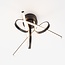 Black designer ceiling lamp Fallon - 3-step dimmable