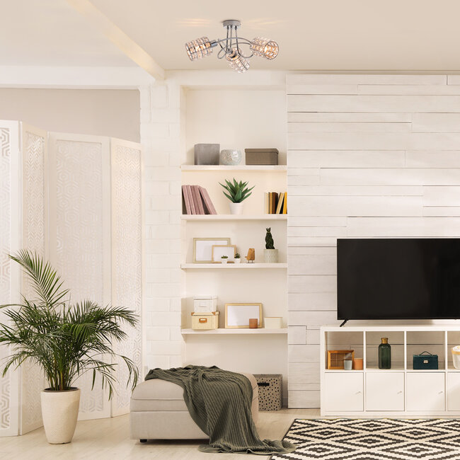 Designer ceiling lamp with 3 spotlights - Hera