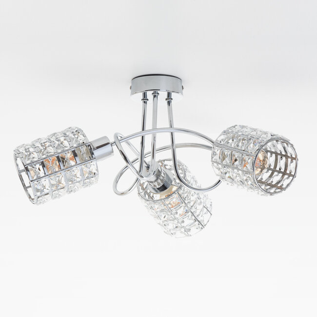 Designer 3-light ceiling lamp Hera