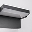 Adjustable outdoor wall light Berlin - black with integrated LED