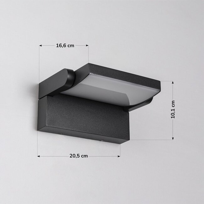 Adjustable wall lamp Berlin - Black