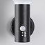 Industrial outdoor wall light Max with sensor - black