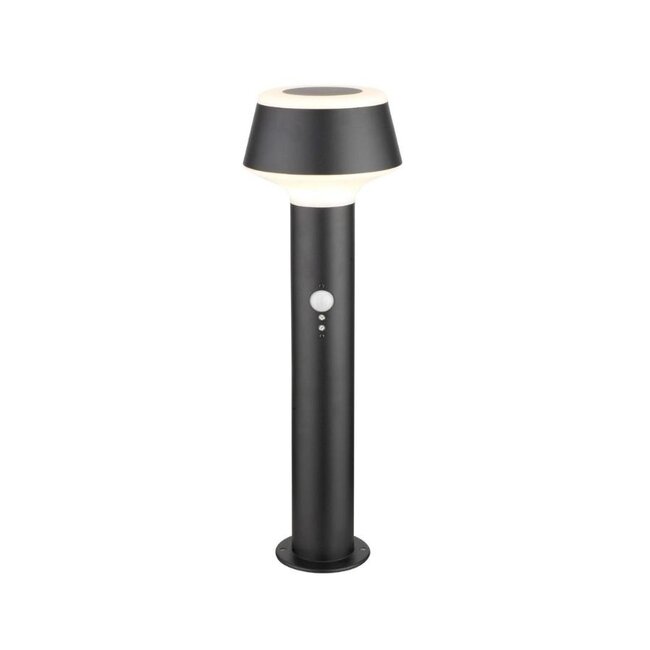 Outdoor floor lamp Jay with sensor - black