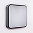 Square design outdoor wall light Seb - black 28.5 cm