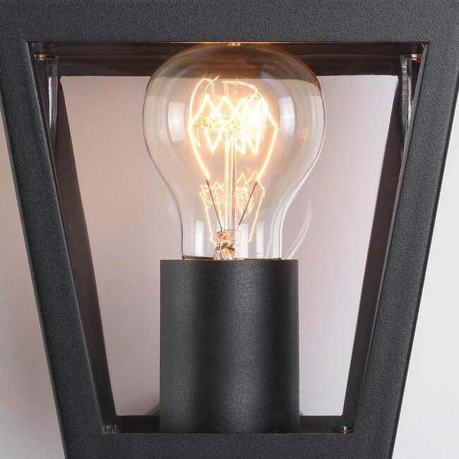 Rural outdoor wall lamp Dax - Black