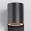 Modern outdoor wall light Kurt with sensor - black