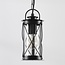 Rustic outdoor pendant lamp Jayce - black