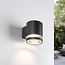 Modern outdoor wall lamp Dahlia - Black