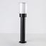 Modern standing outdoor lamp Baxie - Black