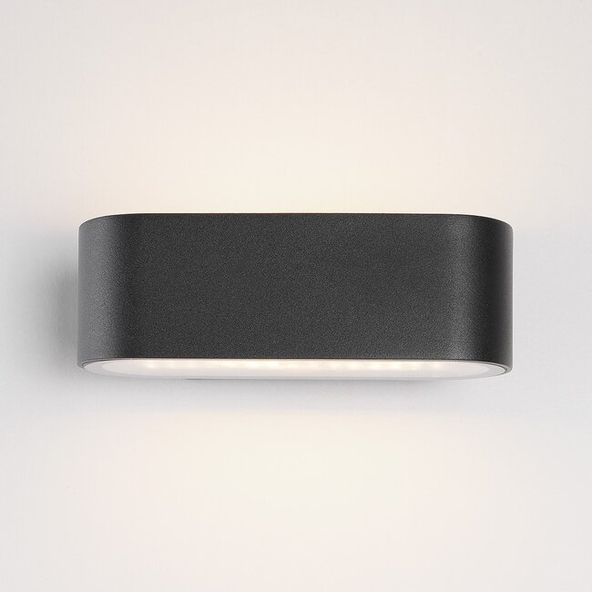 Modern Black outdoor wall lamp incl. LED - Tino