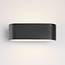 Modern Black outdoor wall lamp incl. LED - Tino