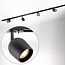 Modern 1.5 metre single-phase track lighting system with Day spotlights - Ceiling spotlights