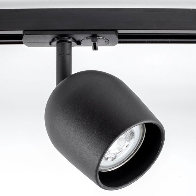 Modern 1.5 metre single-phase track lighting system with Day spotlights - Ceiling spotlights