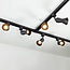 Modern 1.5 metre single-phase track lighting system with Elle spotlights - Ceiling spotlights