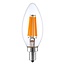 E14 LED filament candle bulb dimmable clear 3.5W