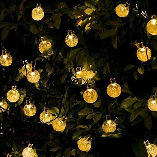 Solar string lights, 12 metres, 100 lights - Rowan