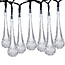 Raindrop-shaped solar string lights 5 metres 50 bulbs - Drippy
