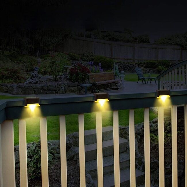 Multifunctional black solar outdoor light Cortez - Set of 8