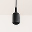 1-phase hanging fitting rail black - E27 (light source not included)