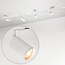 Modern 1.5 metre single-phase track lighting system with Jill spotlights - White