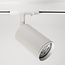 Modern 1.5 metre single-phase track lighting system with Jill spotlights - White