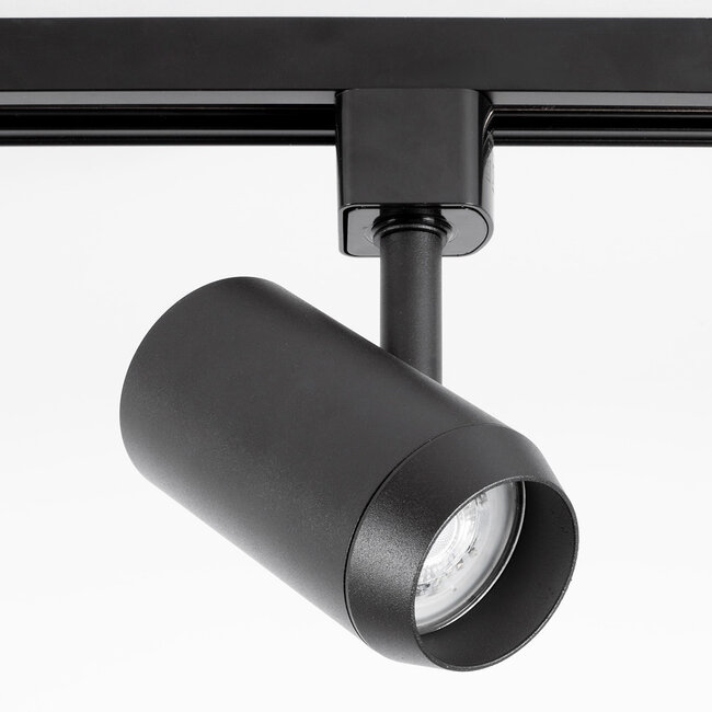 Industrial 1-phase 1.5 metre track lighting system with Claire spotlights - Ceiling rail