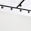1.5 metre 1-phase track system set with Dex spotlights, black