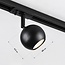 1.5 metre 1-phase track system set with Dex spotlights, black