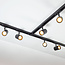 Industrial 1-phase 1.5 metre track lighting system with Jamie spotlights - Ceiling rail