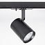Industrial 1-phase 3-metre track lighting system with Jamie spotlights - Ceiling rail