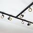 1-phase track system set of 3 metres with Jamie spotlights, black