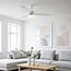 Ceiling fan Jinx incl. LED - white and light brown