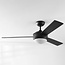 Modern ceiling fan Coco 2-light - black E27