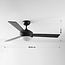 Modern ceiling fan Coco 2-light - black E27