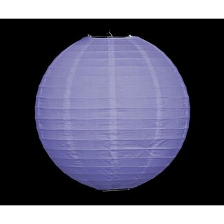 Light purple nylon lantern for outdoor use