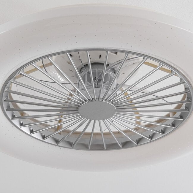 Smart ceiling fan Mira with Tuya Smart app and RGB - warm white