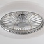 Smart ceiling fan Mira with Tuya Smart app and RGB - warm white
