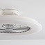Smart ceiling fan, Warm white, with Wi-Fi and RGB function - Mira