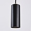 9-light designer pendant light Hialeah - matt black and sand gold