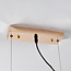 16-light luxury pendant light Sunita - gold and amber glass