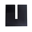 Cover plate for single-phase Track lighting system - Black
