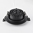 Recessed spotlight Luuk with dim-to-warm function in white