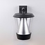 Modern dark grey 12W wall light with sensor for outdoor use - Tygo