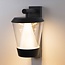 Modern outdoor wall light Tygo with sensor - anthracite 12W