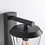 Dark grey designer lighting wall lamp, including sensor - Jonah