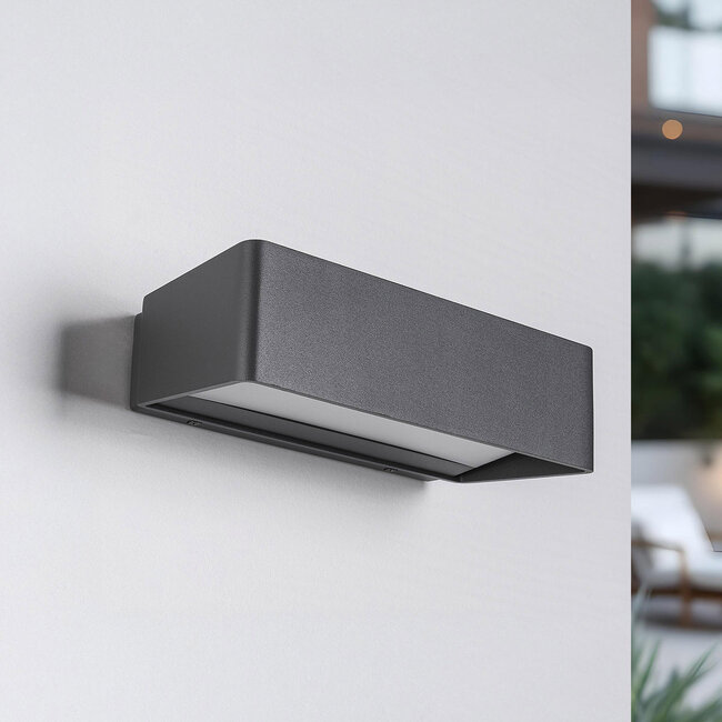 Dark grey designer lighting wall lamp - Raf