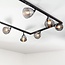 1-phase track system set of 3 metres with Jenna spotlights, black
